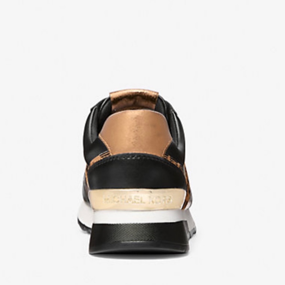 Michael Kors Leopard Print Sneakers - Picture 3 of 5
